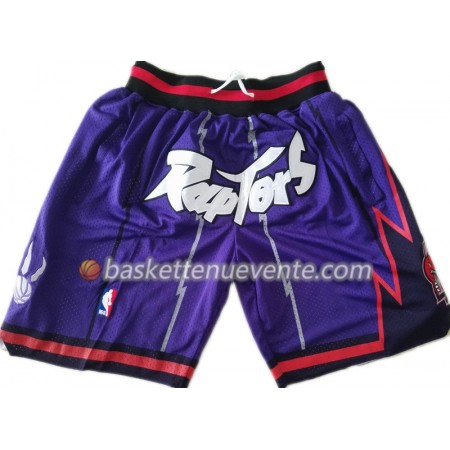 Homme Basket Toronto Raptors Shorts à poche Noir Swingman